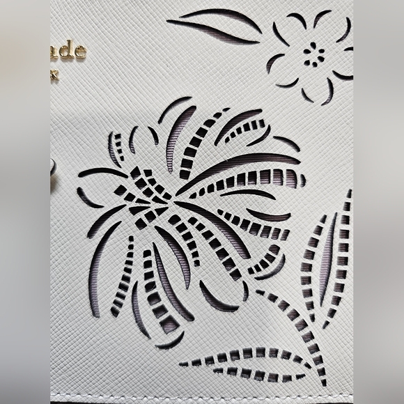 Kate Spade New York Perforated Medium L-Zip Wristlet. NEW WITH TAGS! - Picture 5 of 12